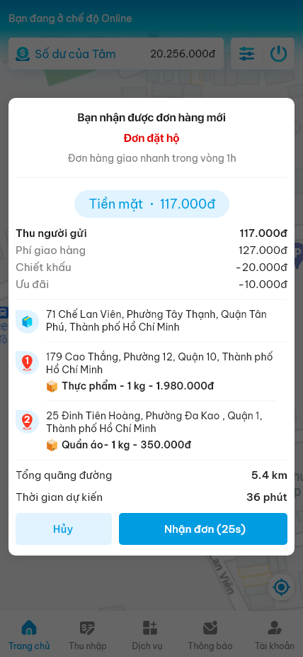 App Giao Hàng